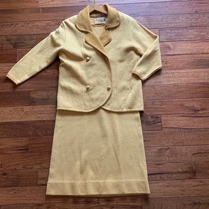 100% Wool Vintage Dress & Jacket (Suit)